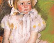 玛丽 史帝文森 卡萨特 : Simone in a White Bonnet